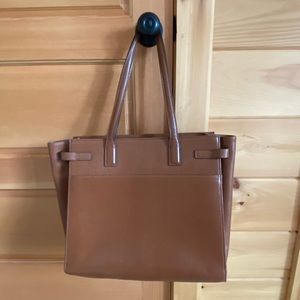 Lodis leather work tote